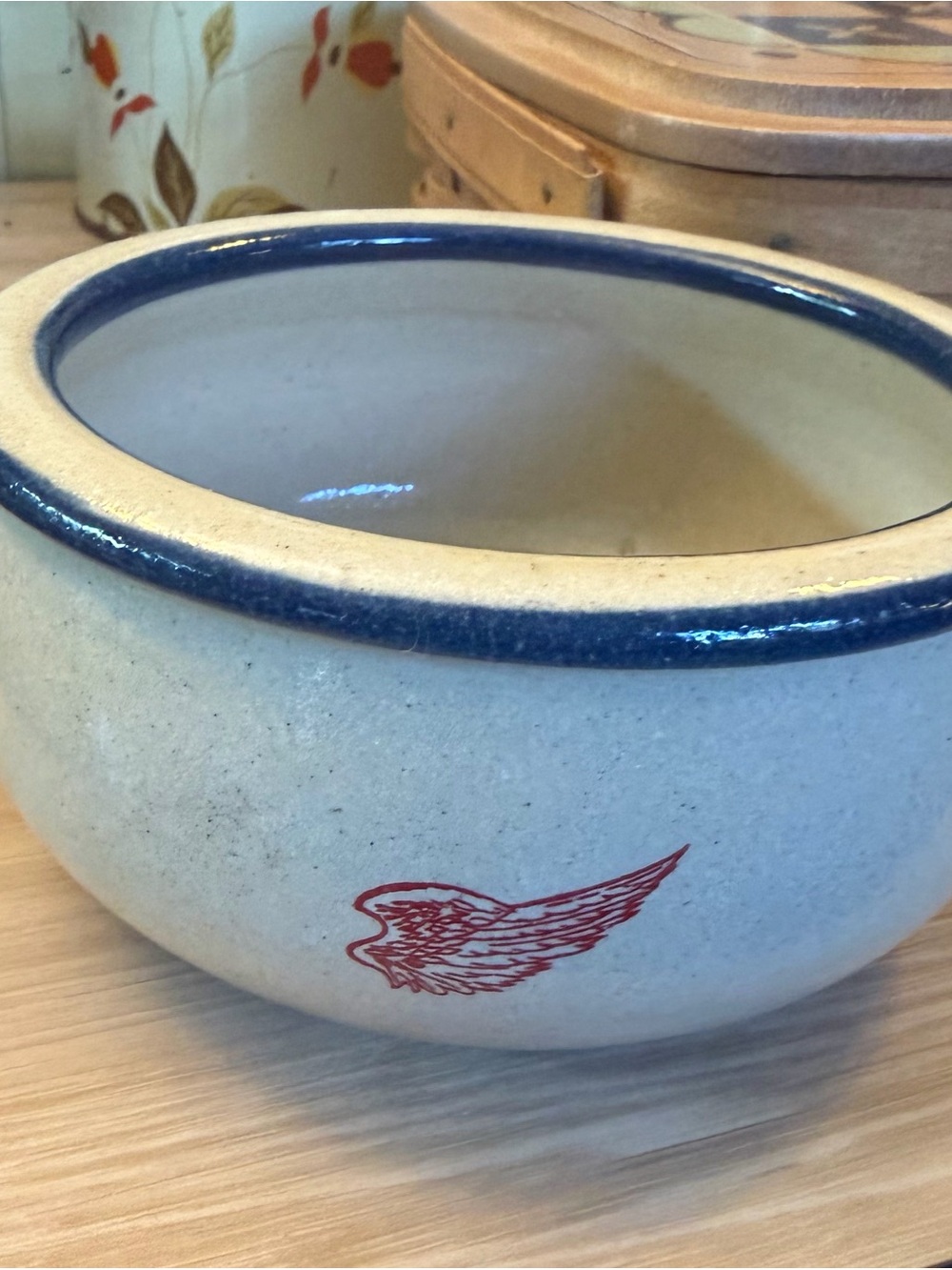 Redwing vintage stoneware pottery bowl!